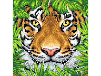 Pixel Art. Wildlife.