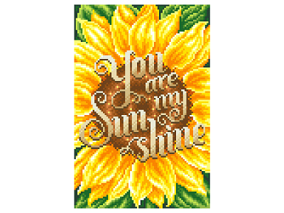 Pixel Art. You are My Sunshine.