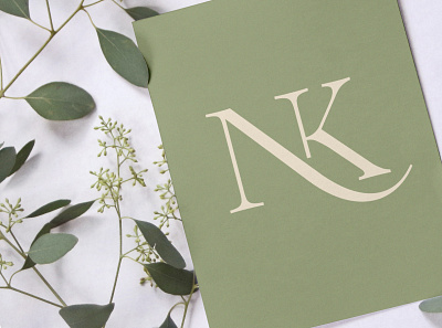 Nk branding design logo