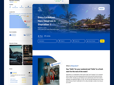 Stay.in responsive web staycation travel travel web ui uiux ux web deisgn