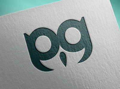 GG Owl Logo Concept art branding design flat graphic design icon illustration logo type typography vector