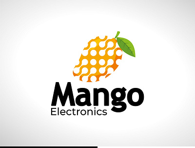 MANGO ELECTRONIC app art branding design flat graphic design illustration logo vector web