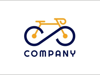 INFINITY BIKE art branding design flat graphic design illustration logo minimal type vector