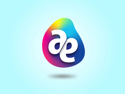 AE Letter Logo logo