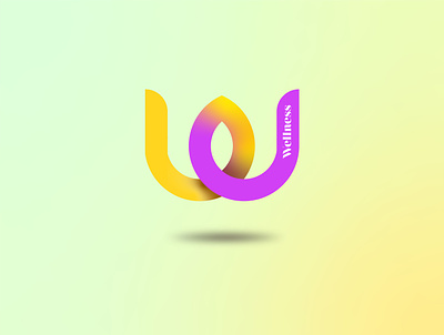Wellness illustration logo logodesign typography vector