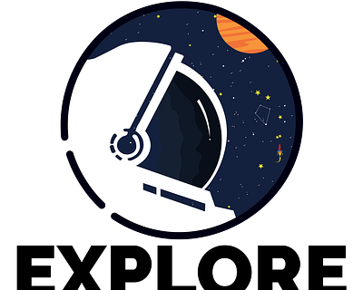 Space Tee branding design illustration vector