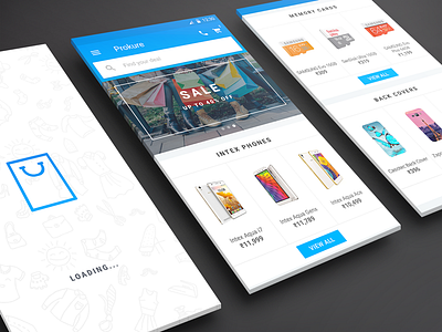 Prokure - Shopping App deal mobile prokure sale search shopping shopping app splash screen ui