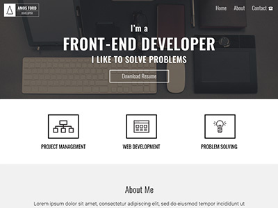 Amos Ford Developer Web Design