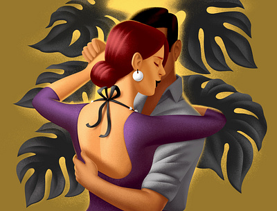 Dance, dance art dance dancers illustration illustrator magazine people tango
