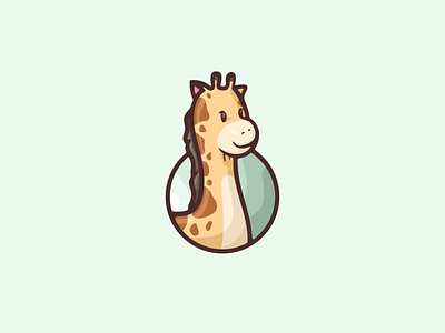 Giraffe Mascot animal animallover animalmascot cartoon cute design giraffe giraffemascot illustration logo mascot