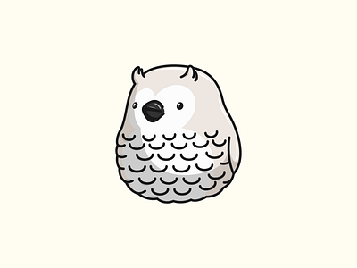 The Urn Owl animal bird cartoon cute design icon illustration logo mascot owl owllover urn