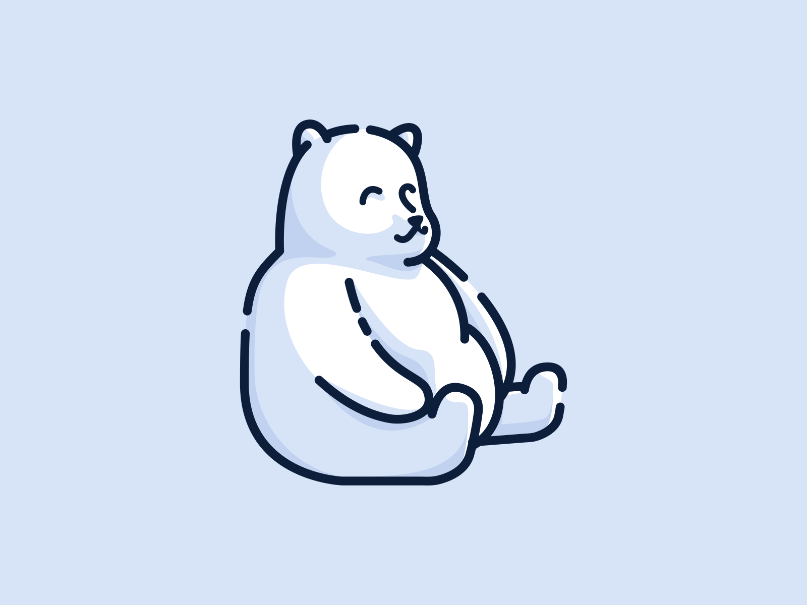 White Bear by Ard on Dribbble