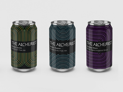 The Alchemist Brewery adobe illustrator beverage digital graphic design package design photoshop