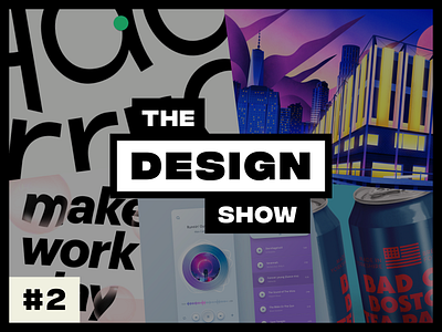 The Design Show #2: Studio Feixen fonts & Beer Can Designs branding design illustration mobile ui skeuomorphic skeuomorphism typography ui video vlog web web design youtube youtube channel