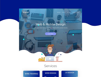 Web Design animation icon illustration logo ux web