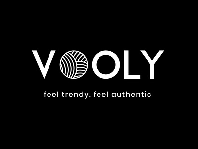 Vooly branding design flat icon illustration logo minimal typography vector web website