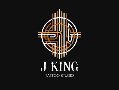 J king Tattoo Studio brand identity branding logo tattoo