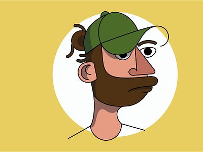 Self -portrait character character design guy illustration portrait random self-portrait