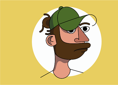 Self -portrait character character design guy illustration portrait random self portrait