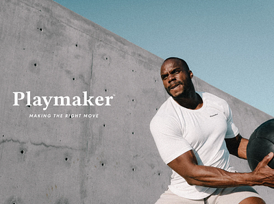 Playmaker™ basketball branding fitness logo sports