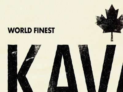 Kavalo Syrup grunge letterpress typography