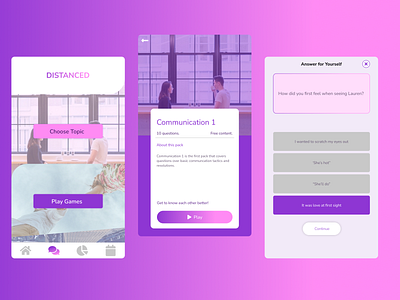 Distanced - LDR Couples App