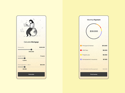 Mortgage Calculator #DailyUI 004