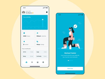 Workout Tracker App - Daily UI 041