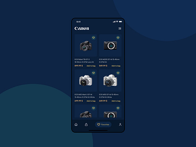 E-commerce App Design for Photography