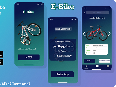 E-Bike: Online bicycle rental services