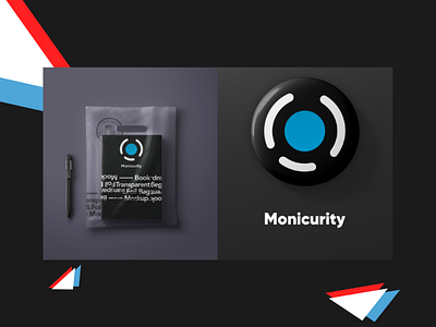 Monicurity, mocup dark figma illustrator photoshop small identity vector