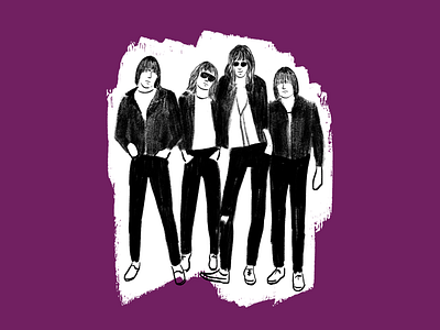 Ramones digital drawing illustration music punkrock ramones