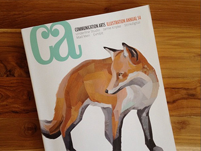 Communication Arts cover arts ca communication cover darren booth fox illustration muted