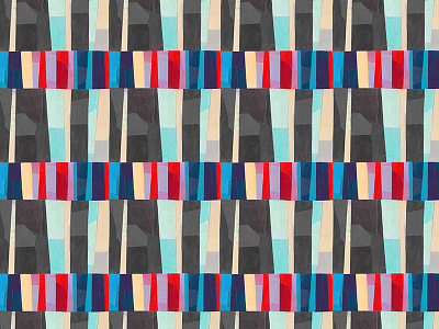 Pattern 4 collage painterly pattern repeated surface design textile