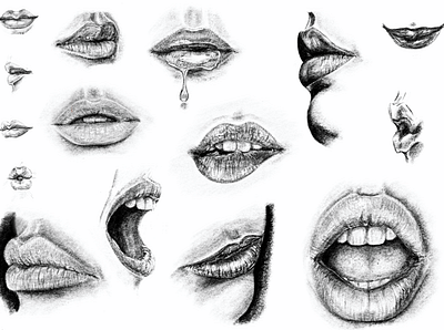 Lips exercise art design illustration procreate procreate art