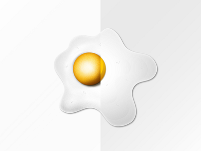 Egg affinity designer art design egg flat illustration minimal vector