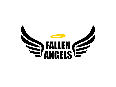 Fallen Angels Logo affinity designer art branding design graphicdesign logo vector