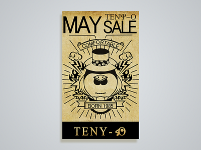 Teny-O May Sale card drop may sale tags teny teny o