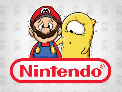 @Nintendo 3ds illustration logo mario nds nintendo periscope red wii
