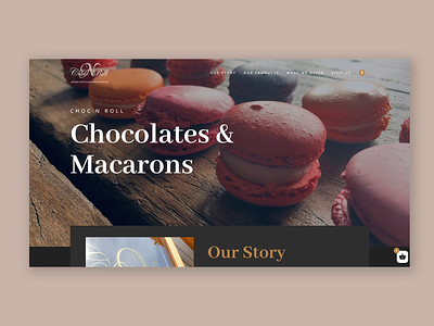 Chocolate website chocolate web design website