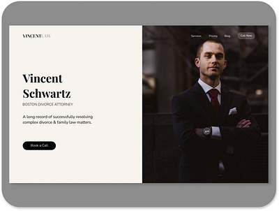 Law firm branding design graphic design ui ux