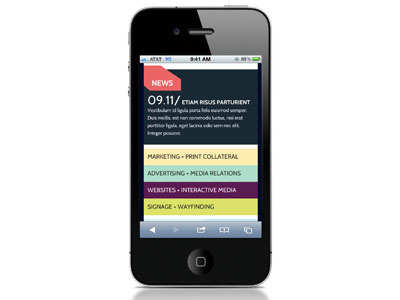 iPhone iphone responsive web design teaser