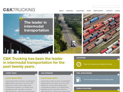 C&K Trucking Website