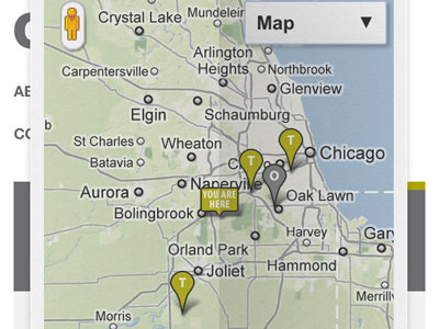 C&K - You Are Here geolocation geolocation api google maps mobile retina