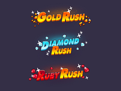 Scratch card logos diamond game game art game logo gold lettering logo logotype typography art