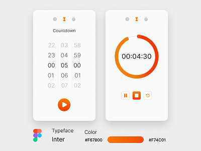 Countdown Timer - Daily UI #014 countdown dailyui design mobile timer ui ux