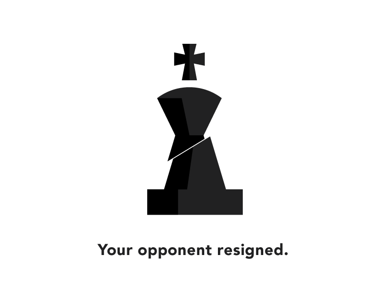 Resigned tall chess ios chess iphone king beheaded resign