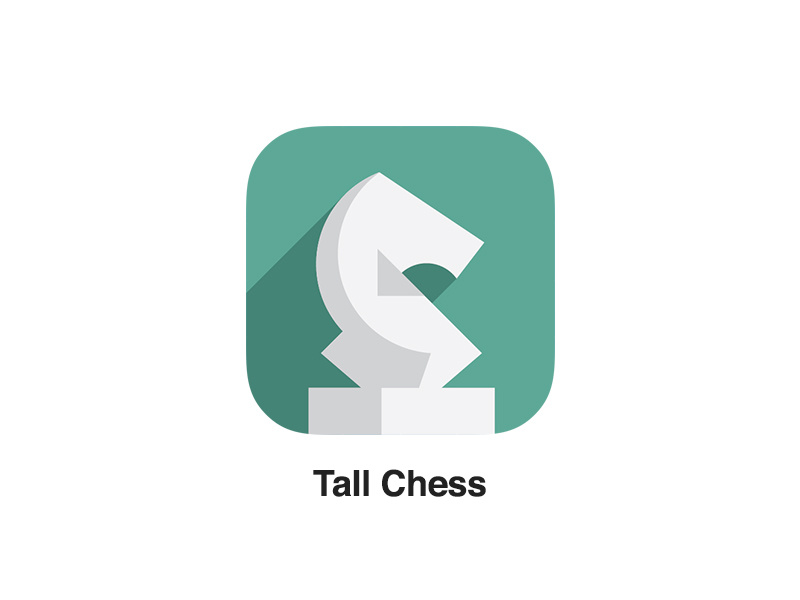 New Tall Chess Icon tall chess ios 7 chess app long shadow