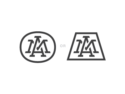 Updated Personal Monogram lettering logo monogram