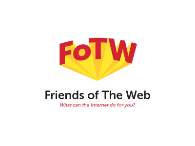 (Super) Friends of The Web friends friends of the web logo red super friends web yellow